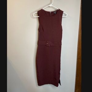 Express professional dress with belt- size small.